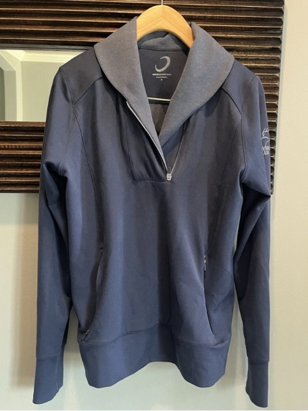 Zero Restriction Women's Sofia Golf Performance Pullover Navy Size Medium